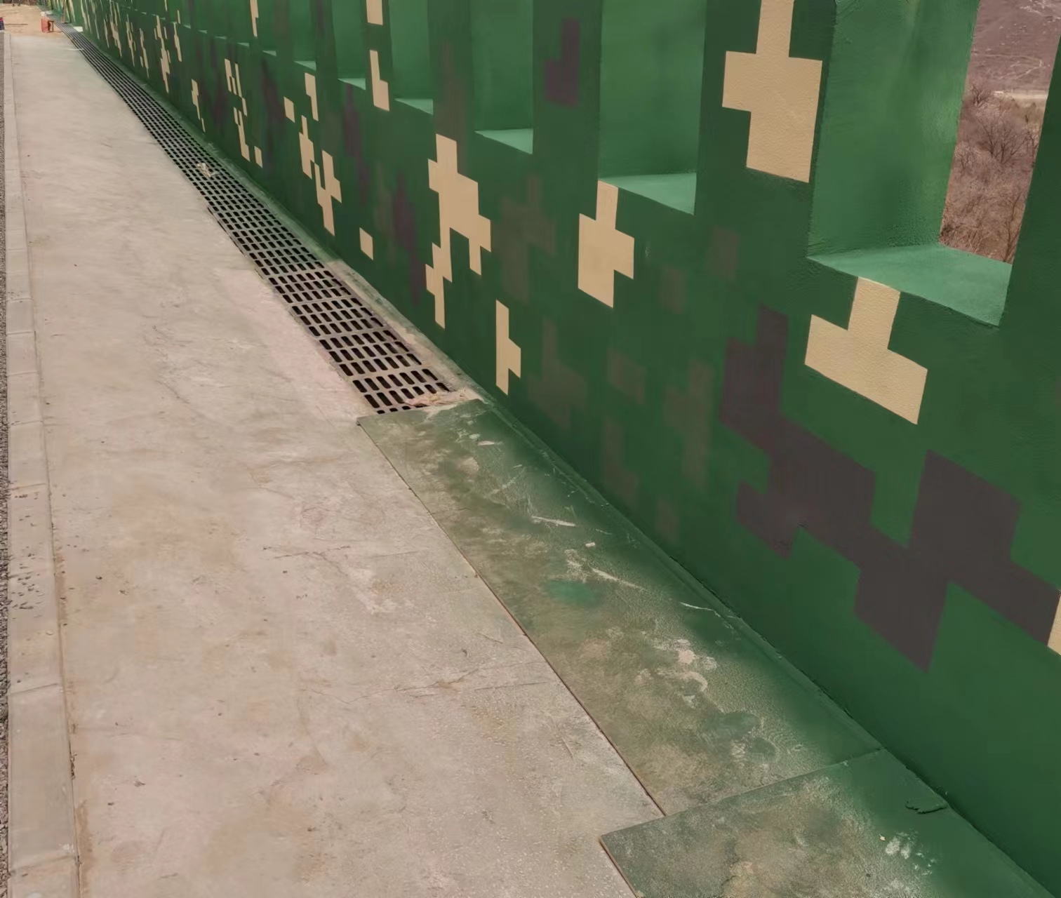 开州围墙迷彩喷涂,数迷彩漆